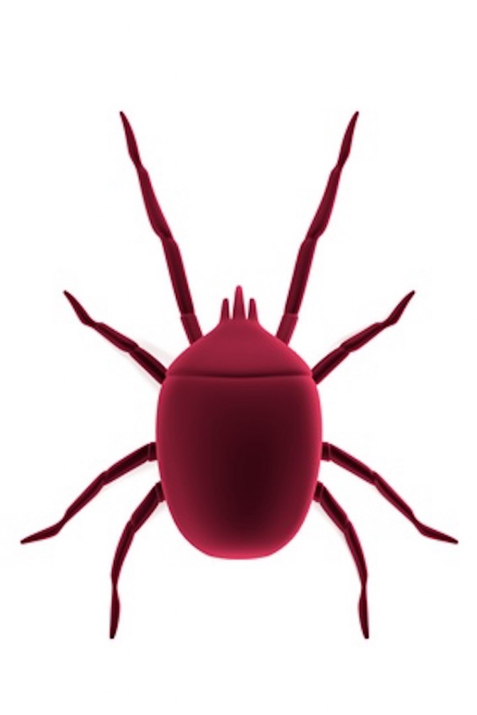 realistic 3d render of mite